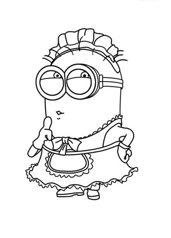 yellow minion coloring pages - photo #27