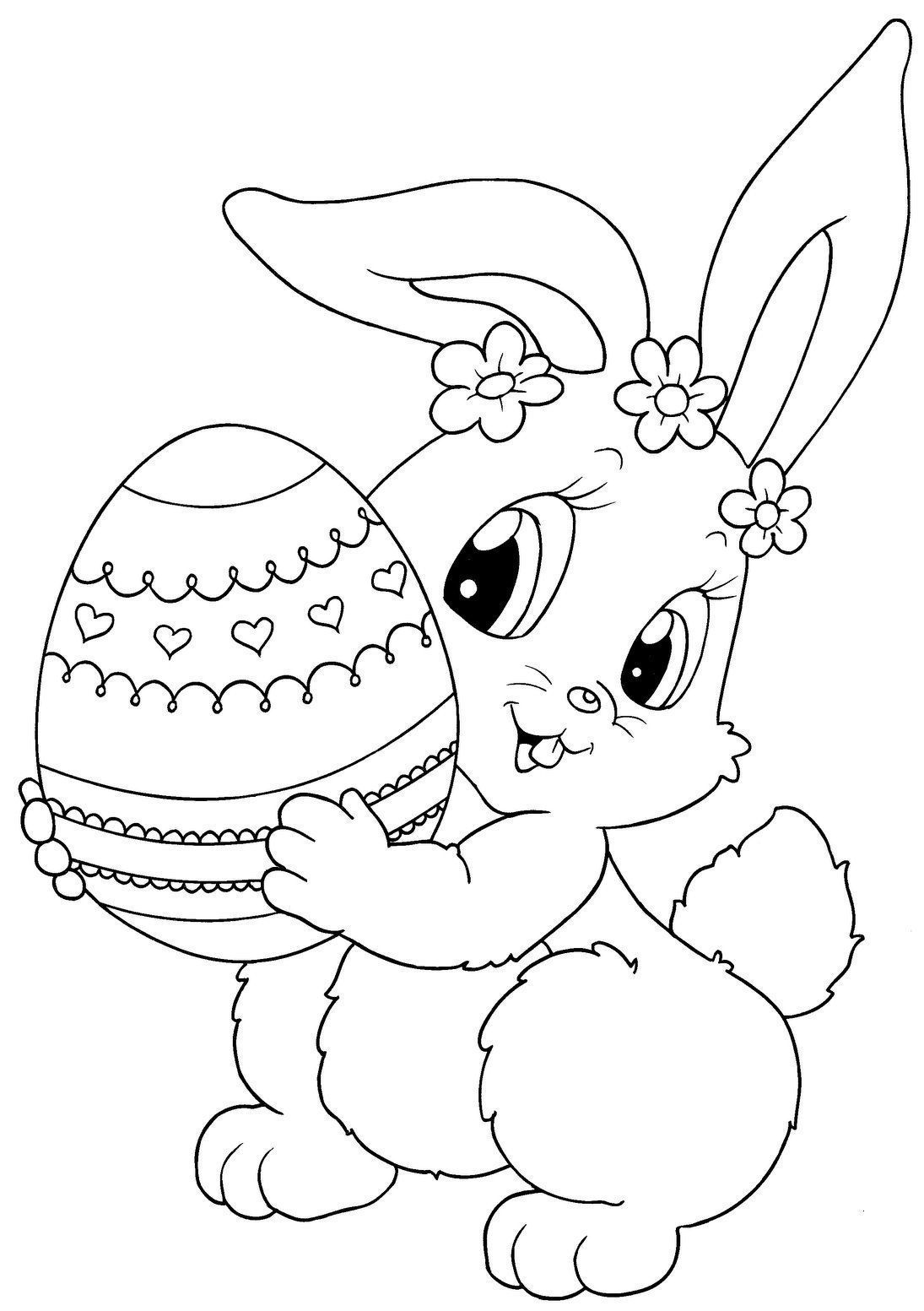 Desenho do Coelhinho da Páscoa – Desenhos para Colorir