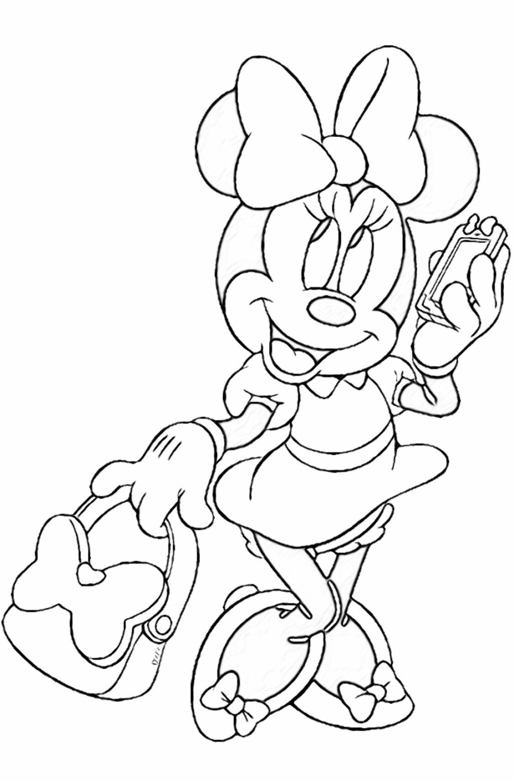 Desenhos De Minnie Mouse Para Colorir Desenhos Para Colorir