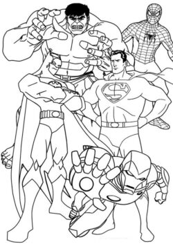 Desenhos para colorir de kara super-heroína 