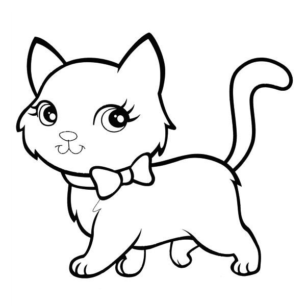 Desenhos da Gatinha Marie para colorir - Bora Colorir